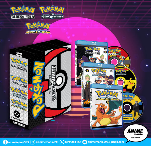 Pokemon 14-16 Black And White HD Latino